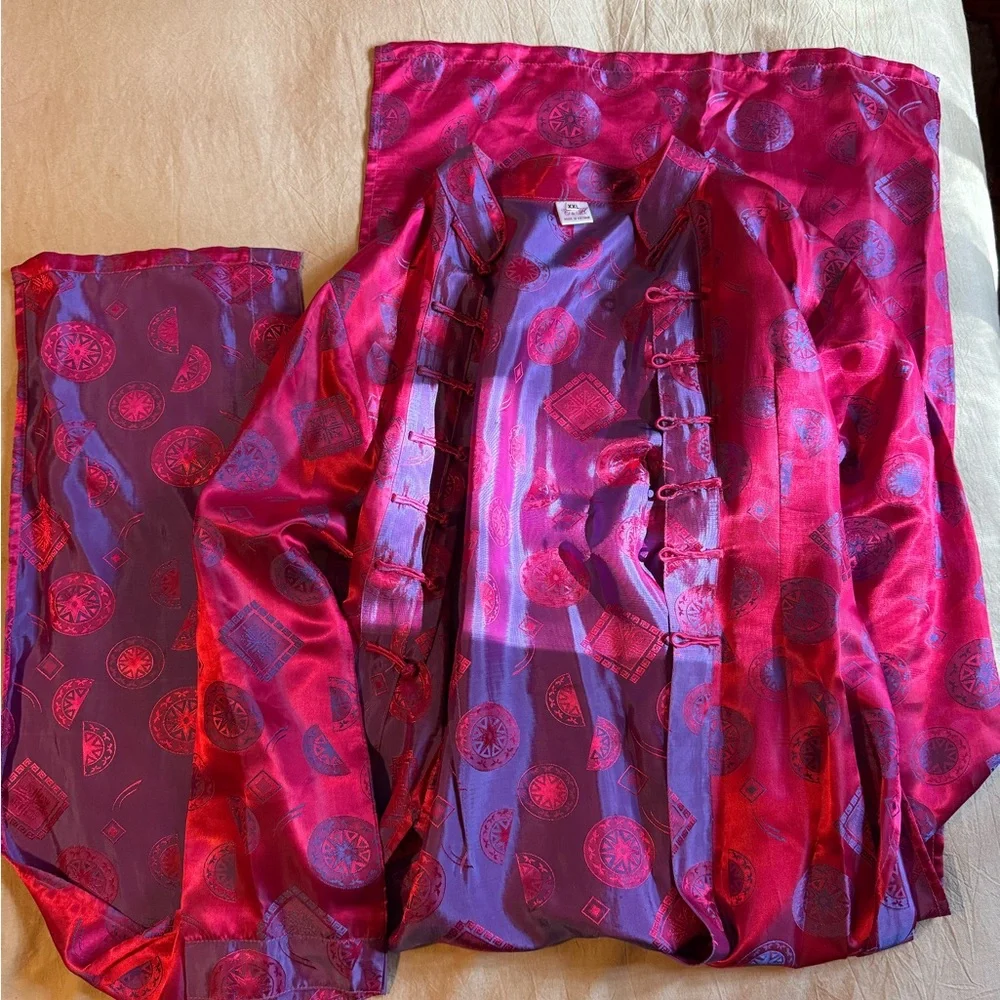 Vintage Hot Pink Kimono